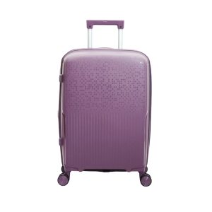 Purple - Omaska 20" Smart PP 8 Wheel Travel Luggage Small (Hand Luggage) 12kg